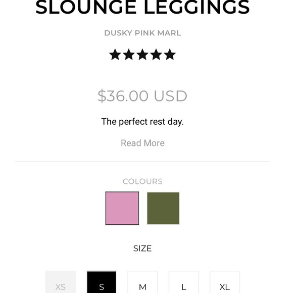 ISO gymshark slounge leggings in dusky pink - Picture 2 of 2